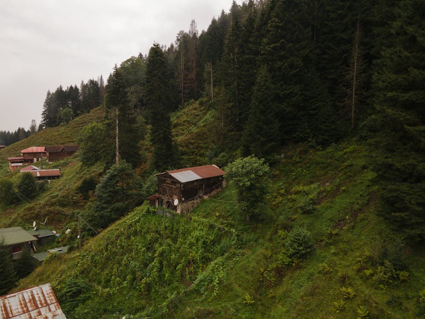 Köy konaklamasında yürüyüş yapan gezginler
