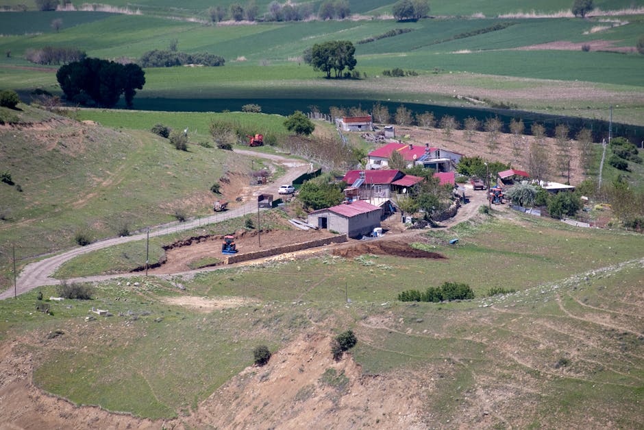 Köyde çiftlik konaklamasında dinlenen bir aile