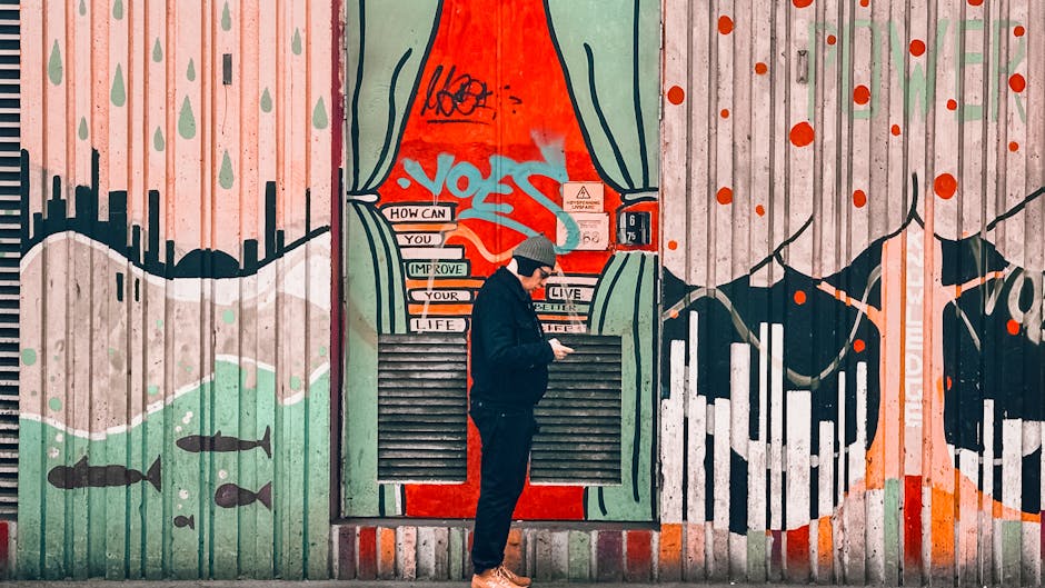 Avrupa'da sokak sanatı turu yapan gezginler