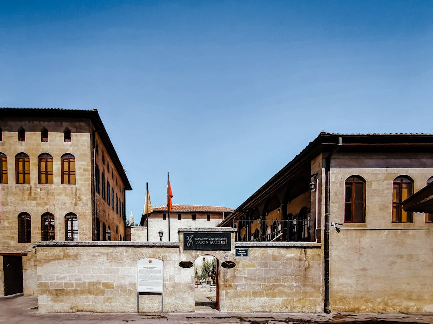 Gaziantep'deki yerel bir müzenin dış cephesi
