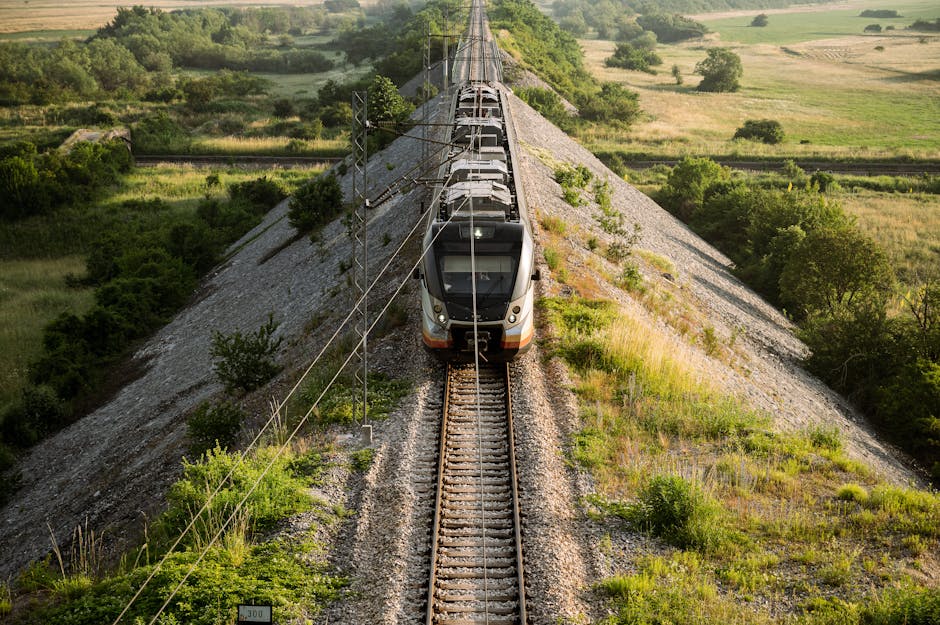 Avrupa demiryolu manzaralarıyla tren yolculuğu