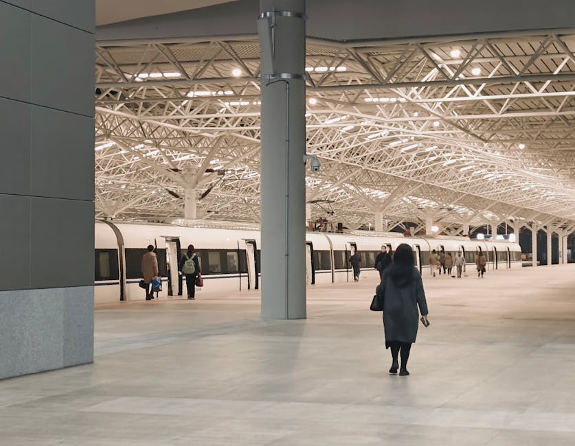 İstanbul tren garı iç görüntüsü