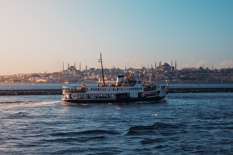 İstanbul'dan Avrupa'ya giden rotaları gösteren harita üzerinde başlangıç noktası